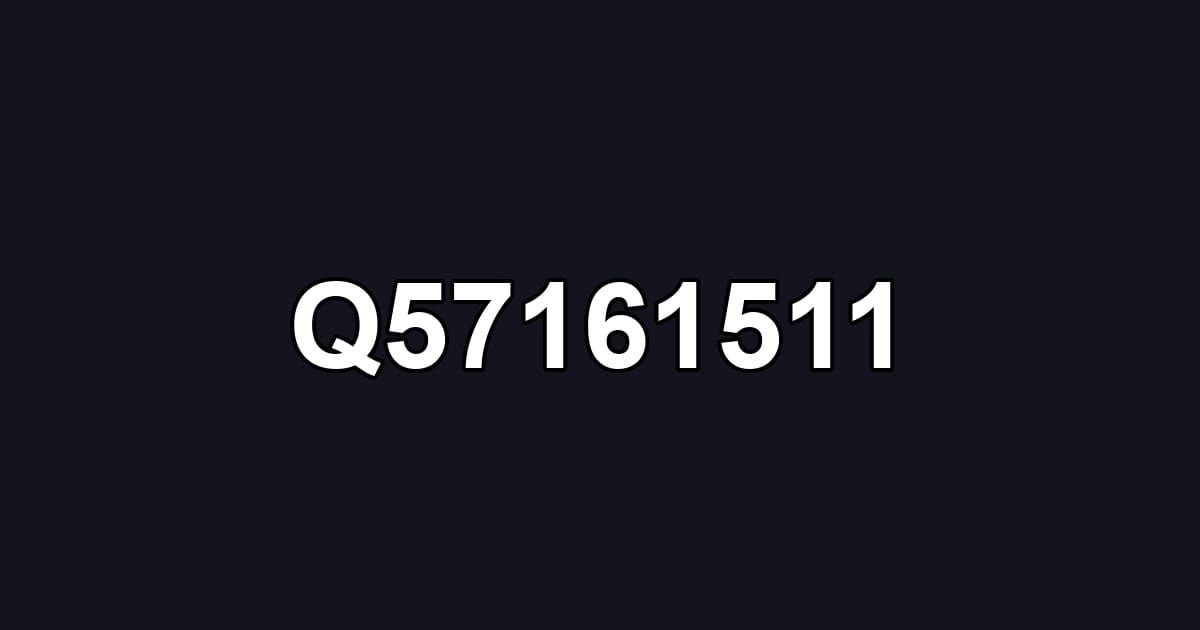 Q57161511