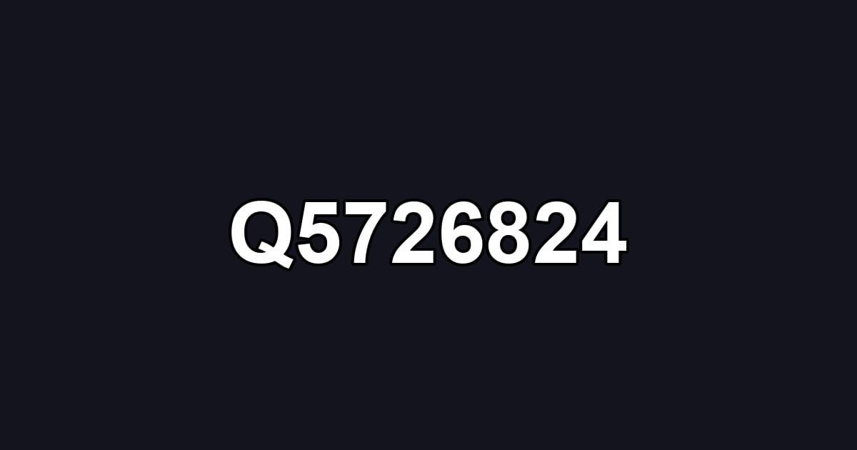 Q5726824