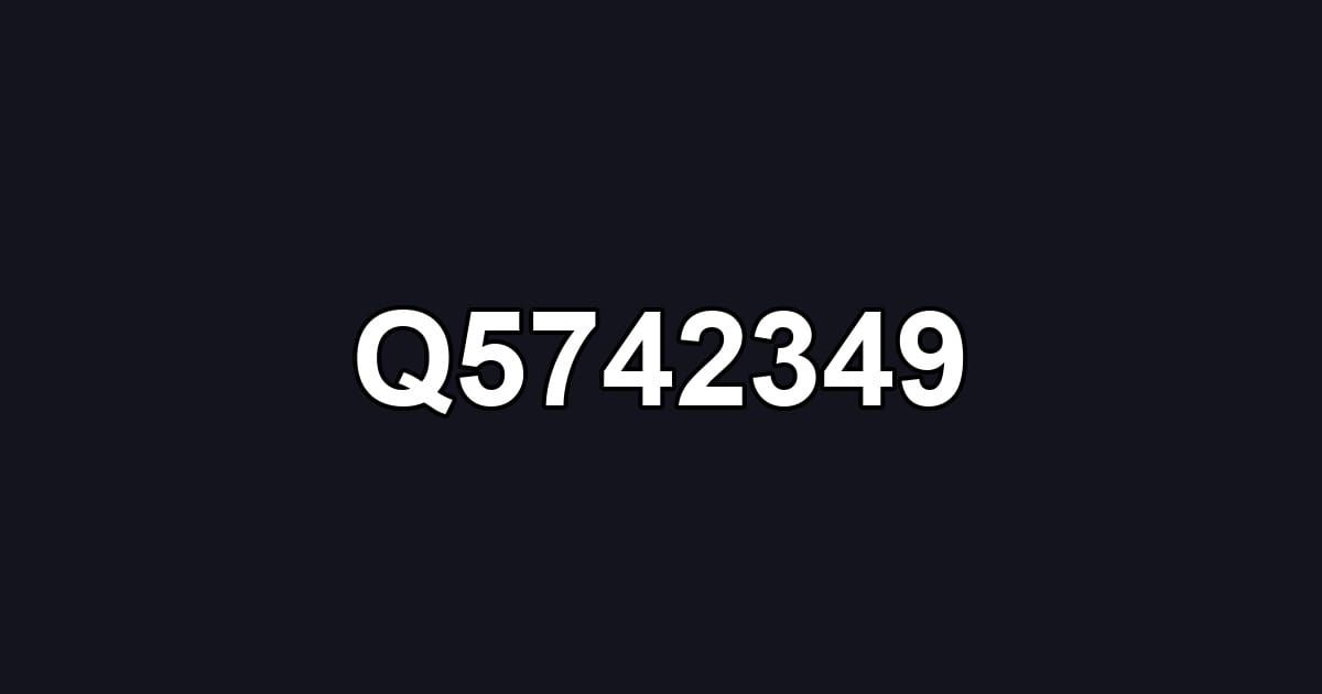 Q5742349