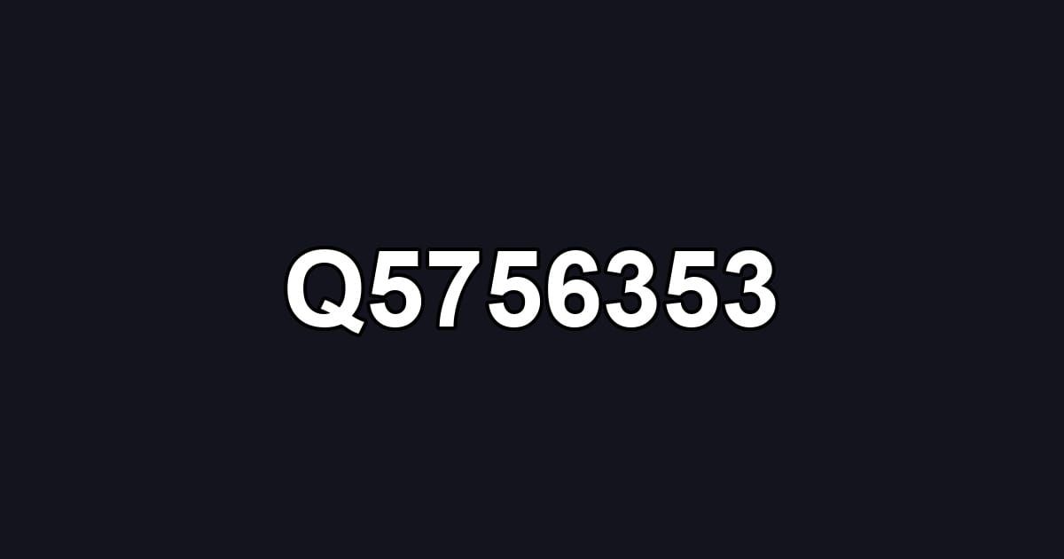 Q5756353
