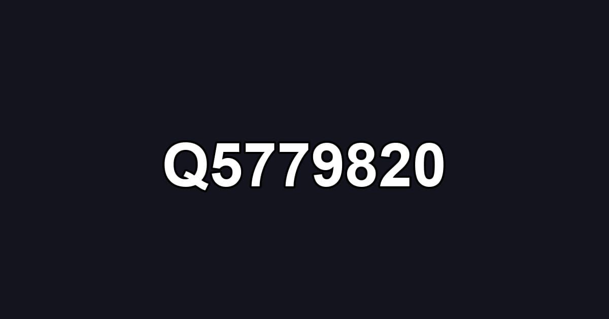 Q5779820