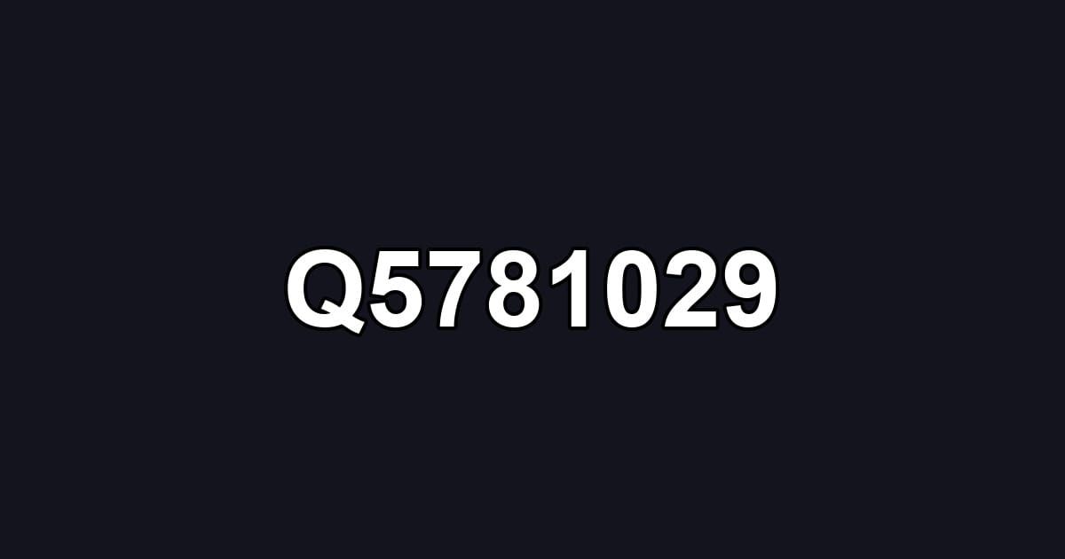 Q5781029
