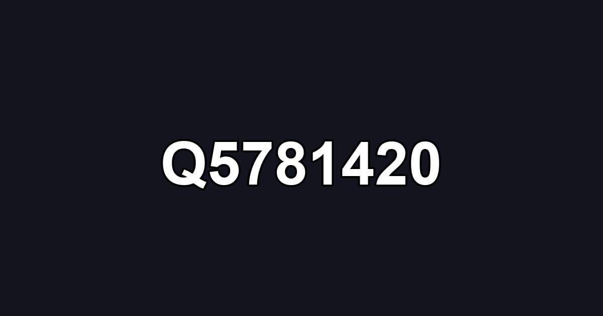 Q5781420