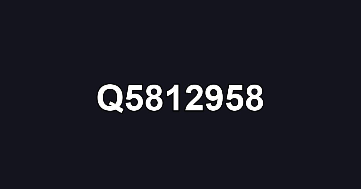 Q5812958