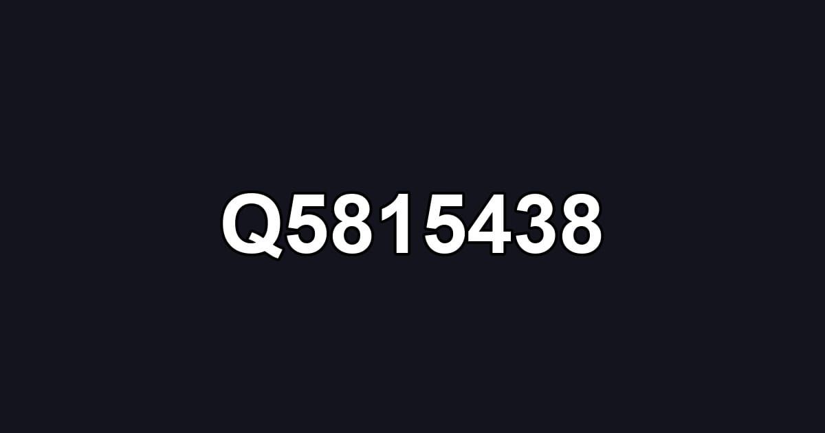 Q5815438