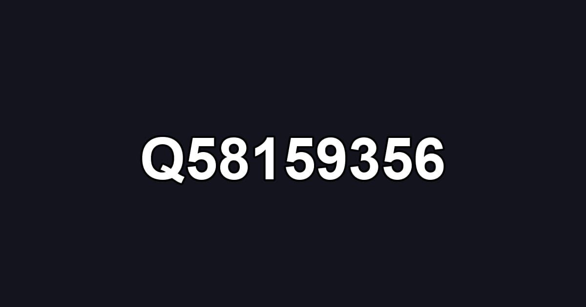Q58159356