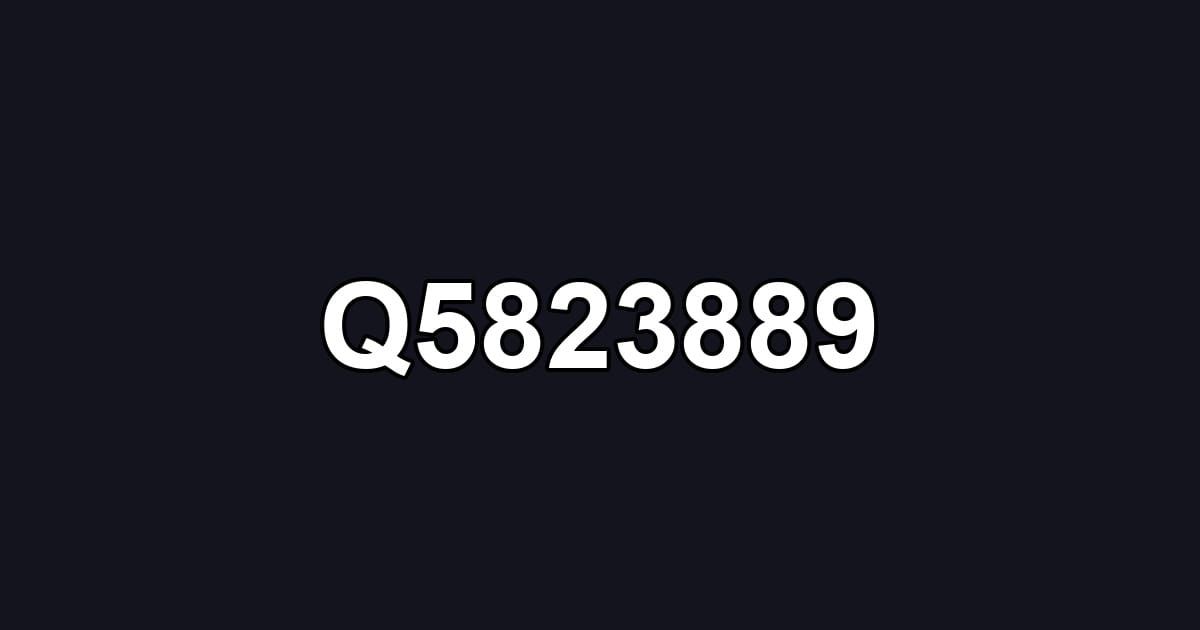 Q5823889
