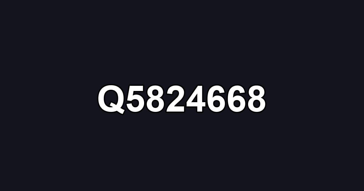 Q5824668
