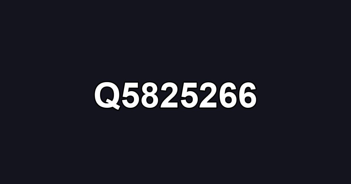 Q5825266