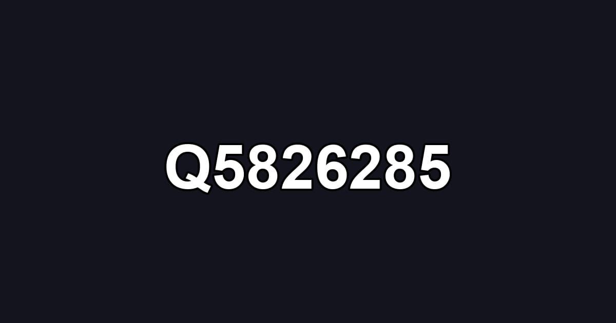 Q5826285