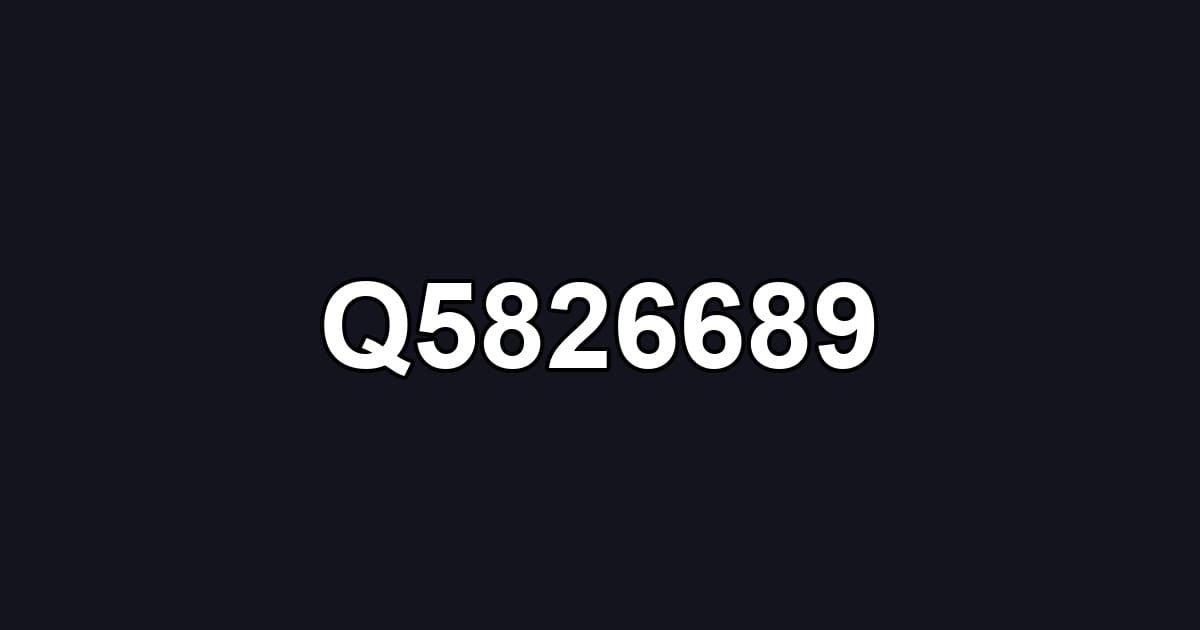 Q5826689