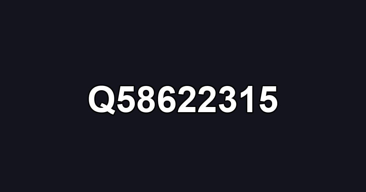 Q58622315