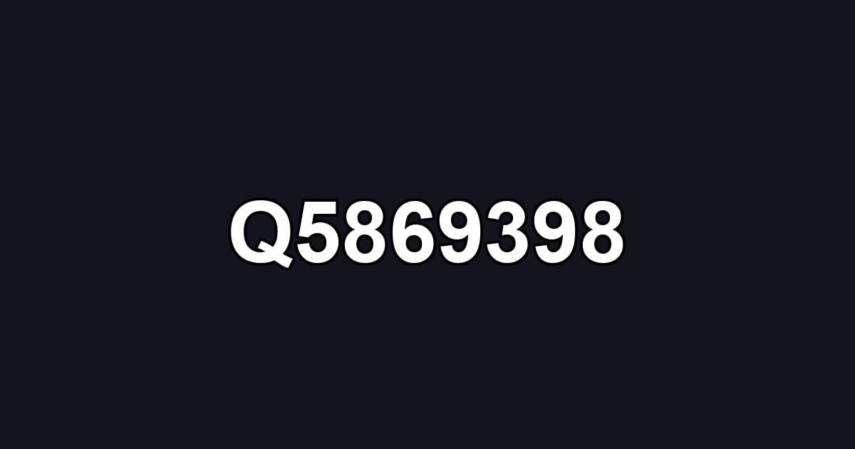 Q5869398