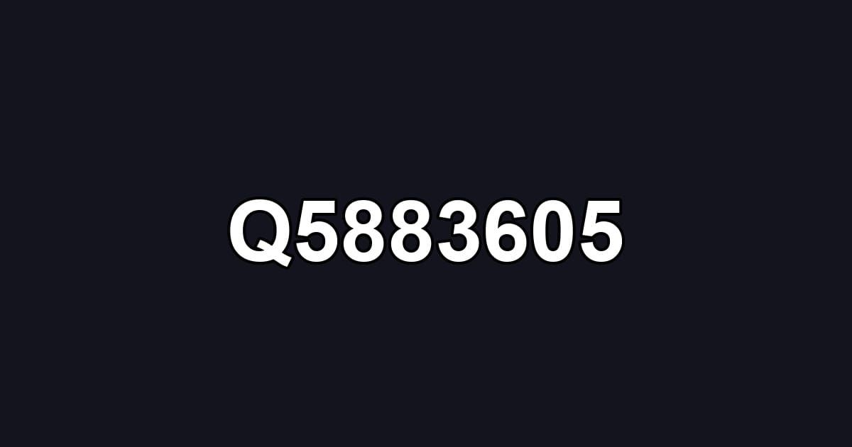 Q5883605