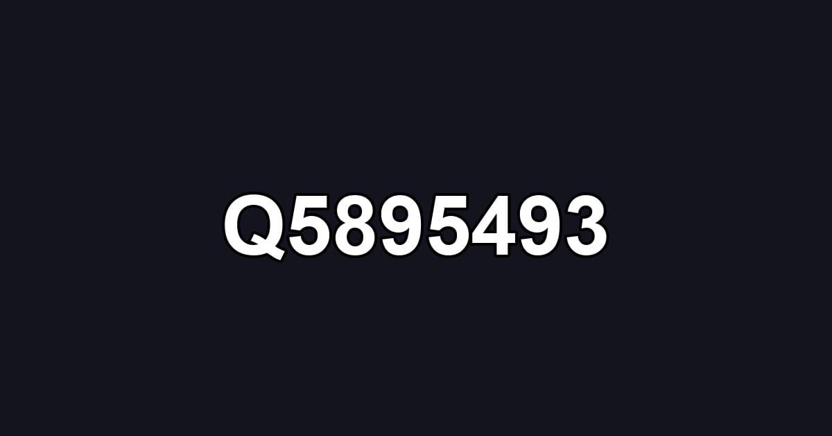 Q5895493