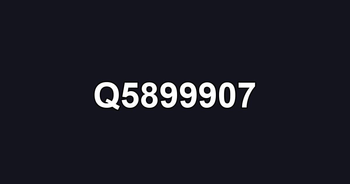 Q5899907