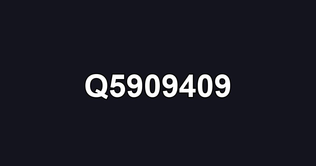 Q5909409