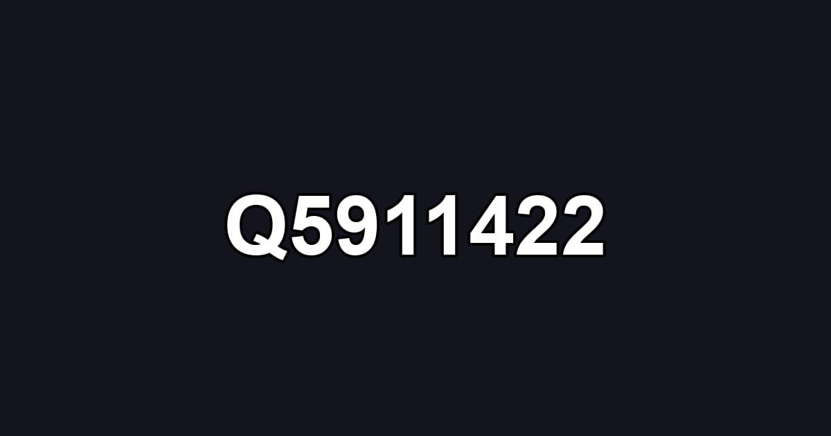 Q5911422
