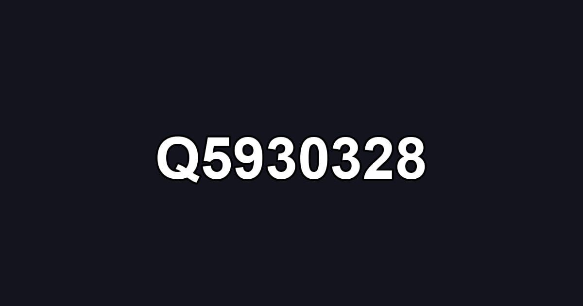 Q5930328
