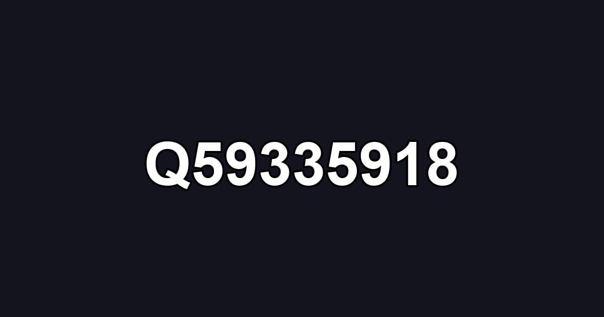 Q59335918