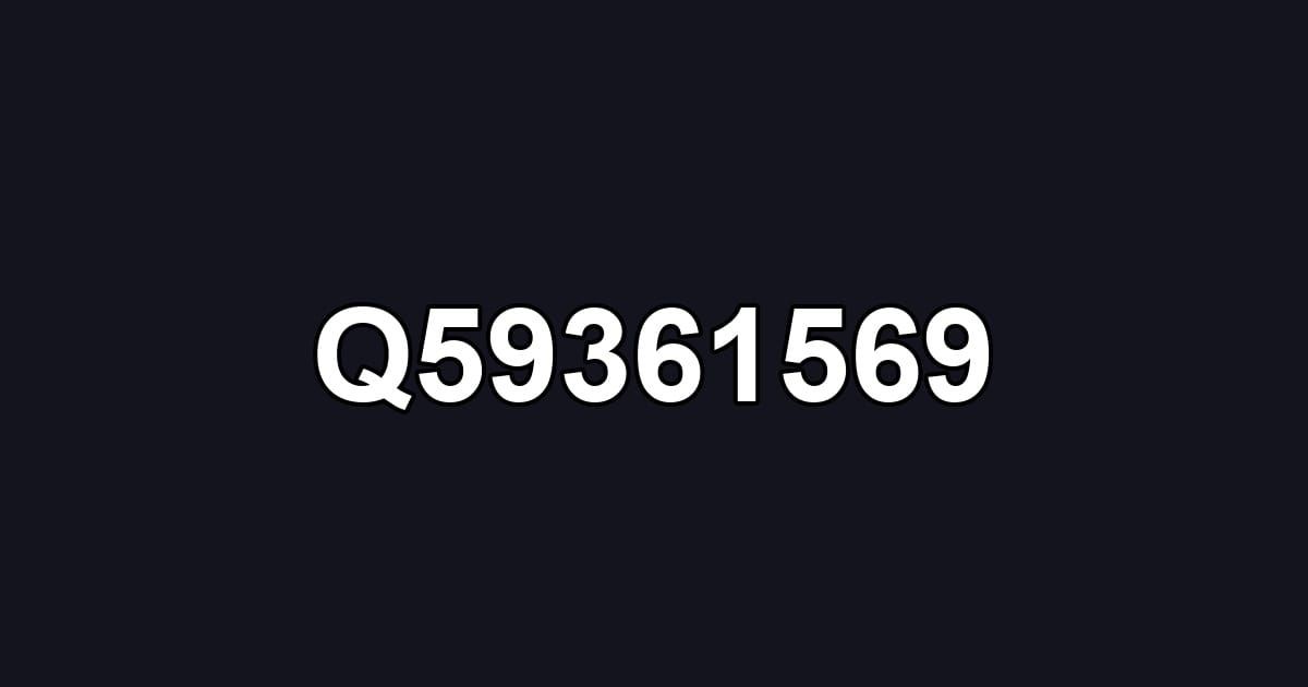 Q59361569