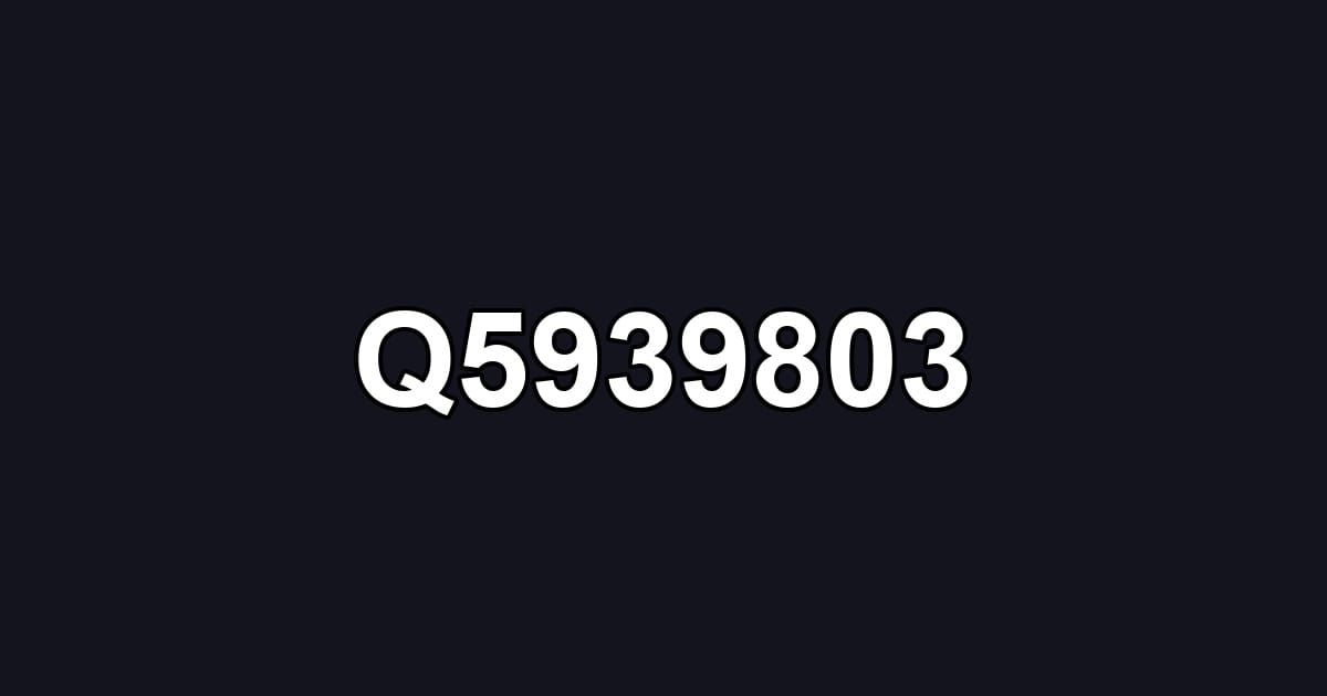Q5939803