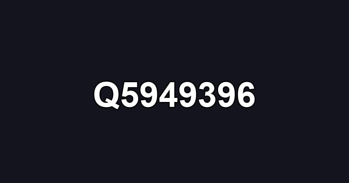 Q5949396