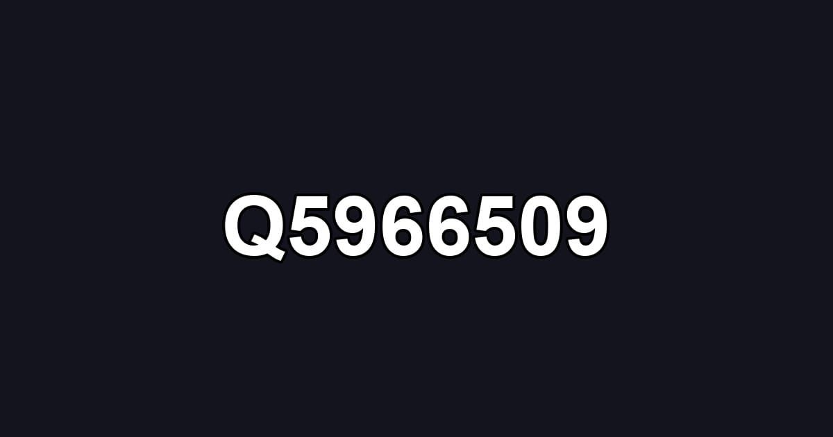 Q5966509