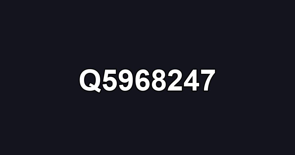 Q5968247