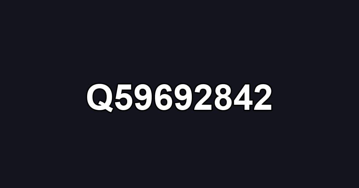 Q59692842