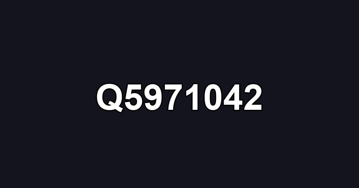 Q5971042