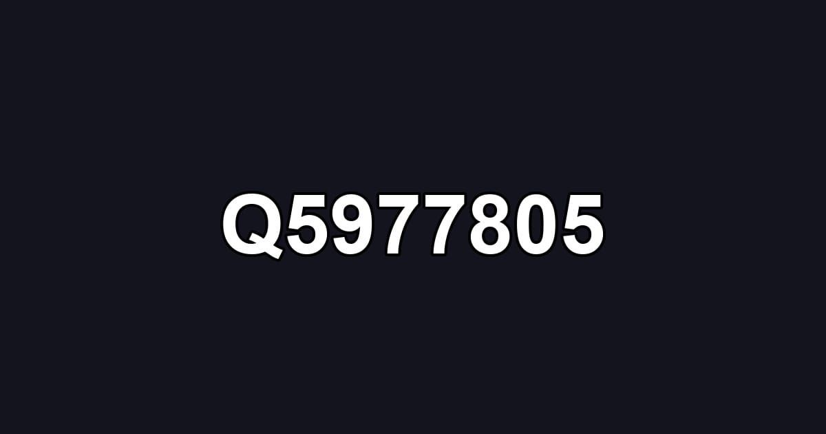 Q5977805
