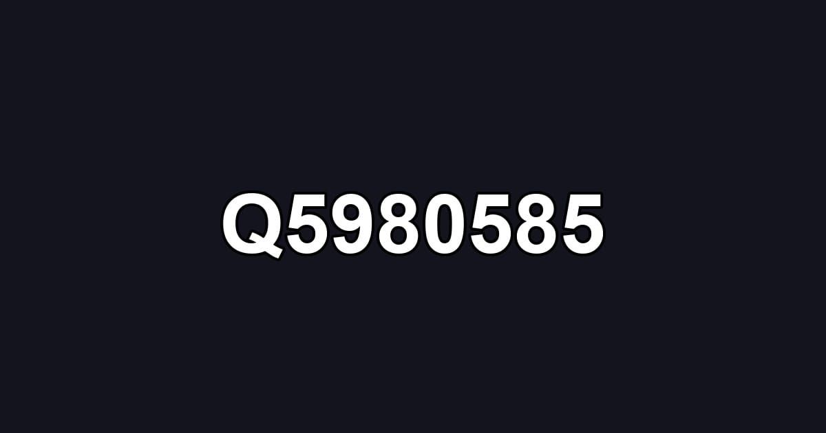 Q5980585