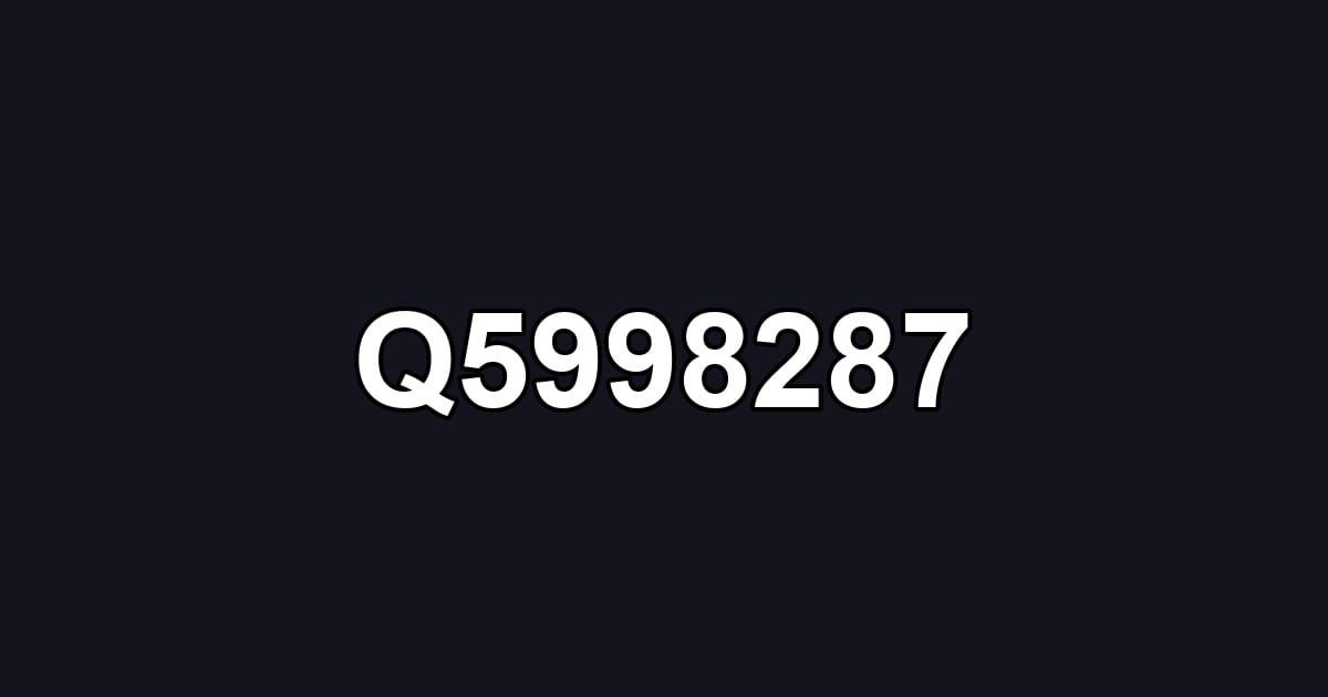 Q5998287