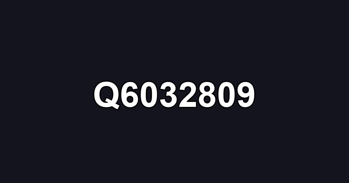 Q6032809