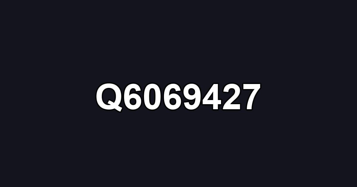 Q6069427