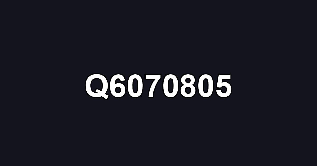 Q6070805