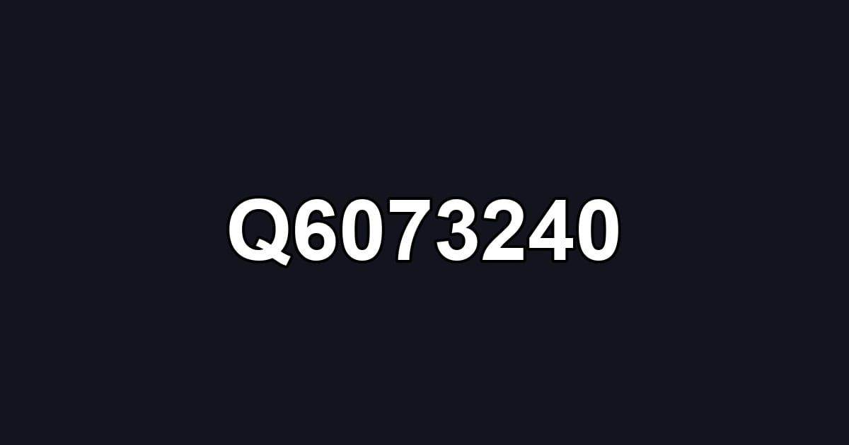 Q6073240