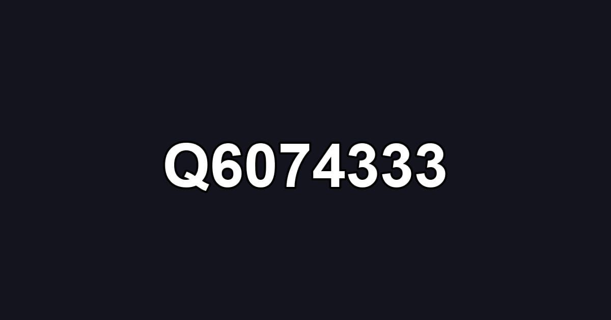 Q6074333