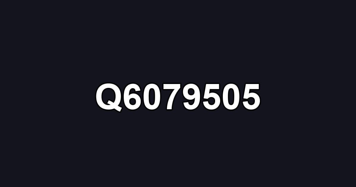 Q6079505