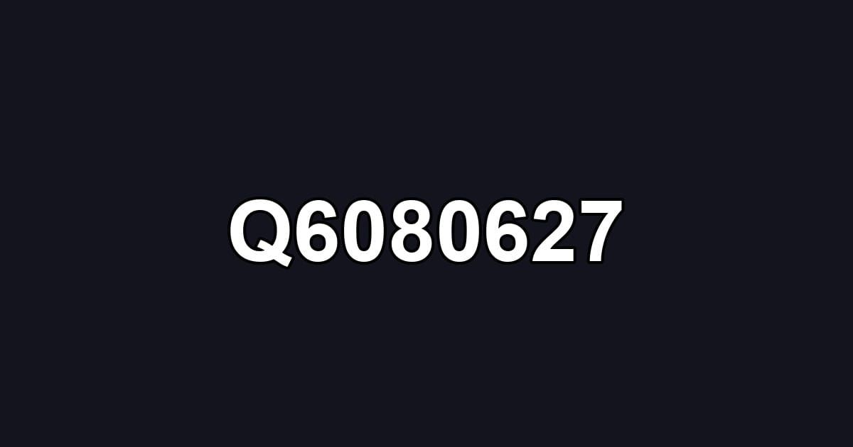 Q6080627