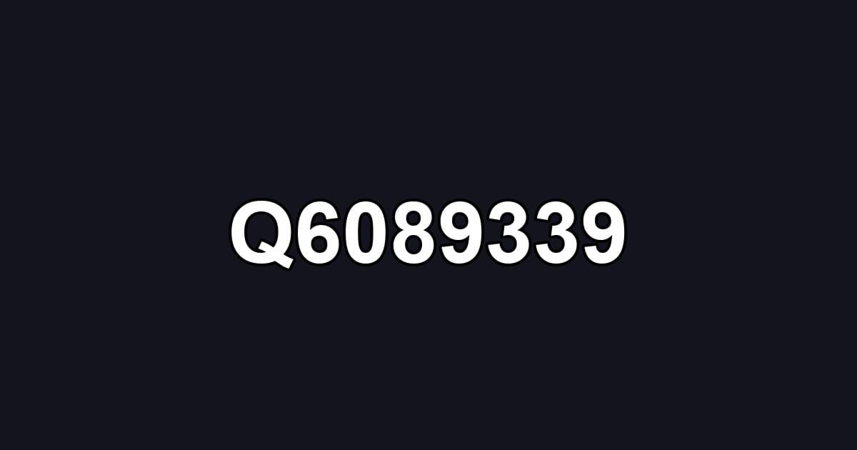 Q6089339