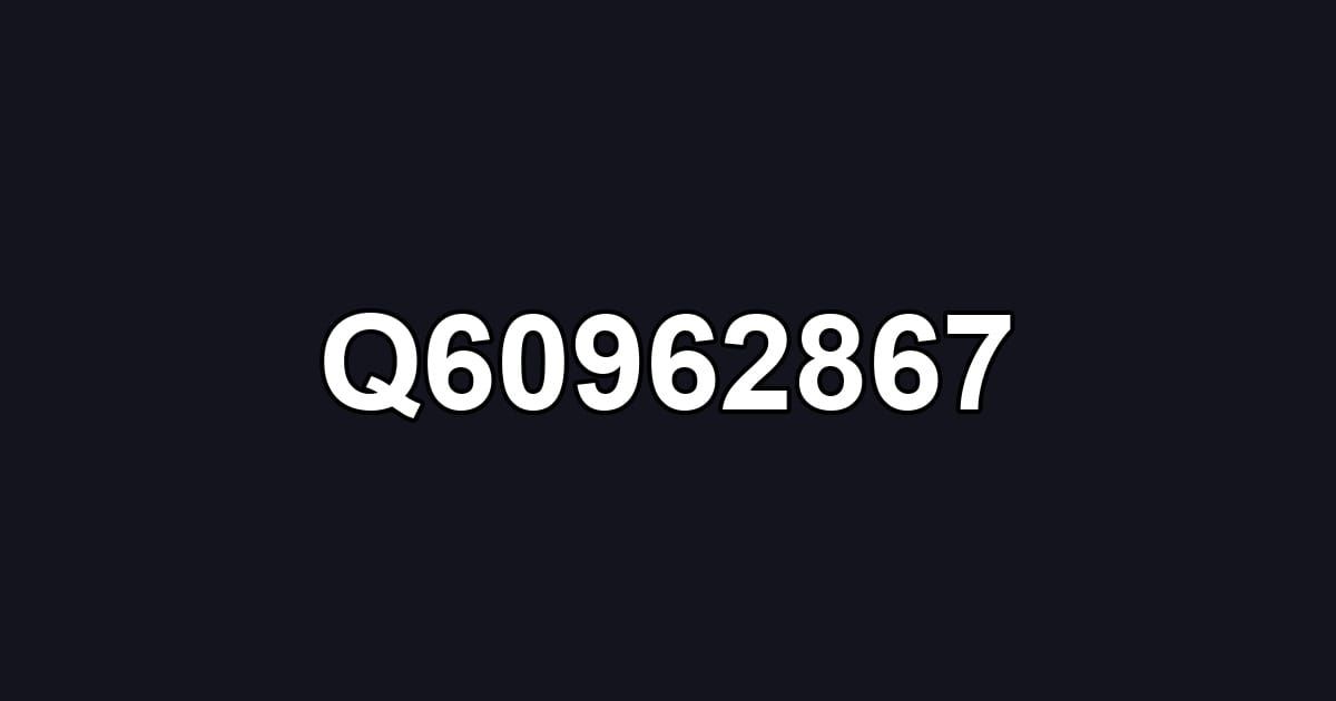 Q60962867