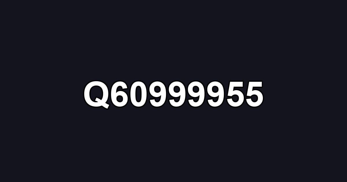 Q60999955