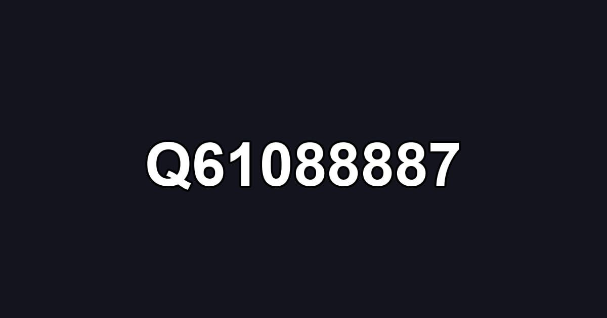Q61088887