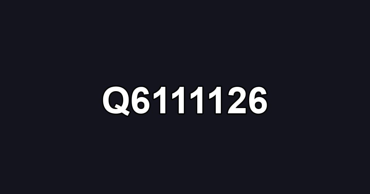Q6111126