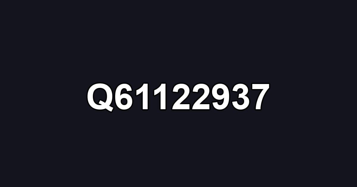 Q61122937
