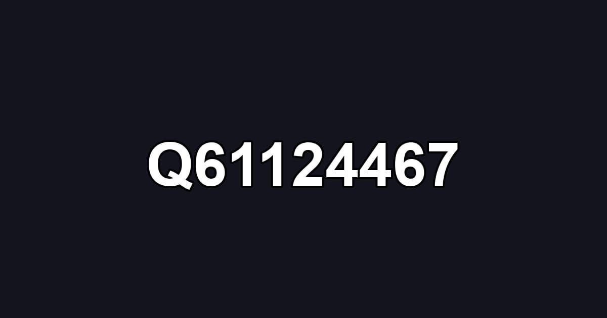 Q61124467