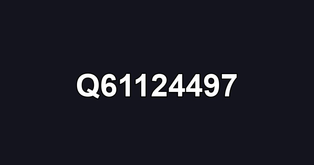 Q61124497
