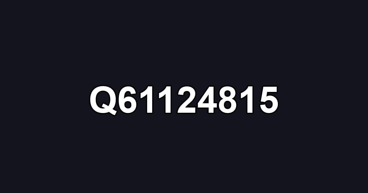 Q61124815